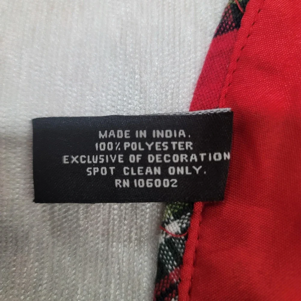 Set Of 4 Max Studio Christmas Tree Placemats 15" Round Home Decor Holidays‎ - Picture 7 of 10